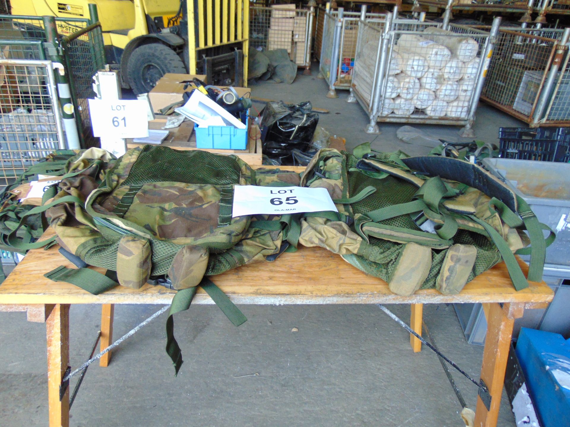 2 x British Army DPM Rucksacks c/w Straps etc