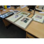 6 x Signed and Framed Pictures inc Elton John, Scissor Sisters, Jam, Dirk Bogande, David Niven etc