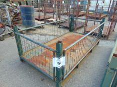 MOD Heavy Duty Stacking Steel Stillage Post Pallet