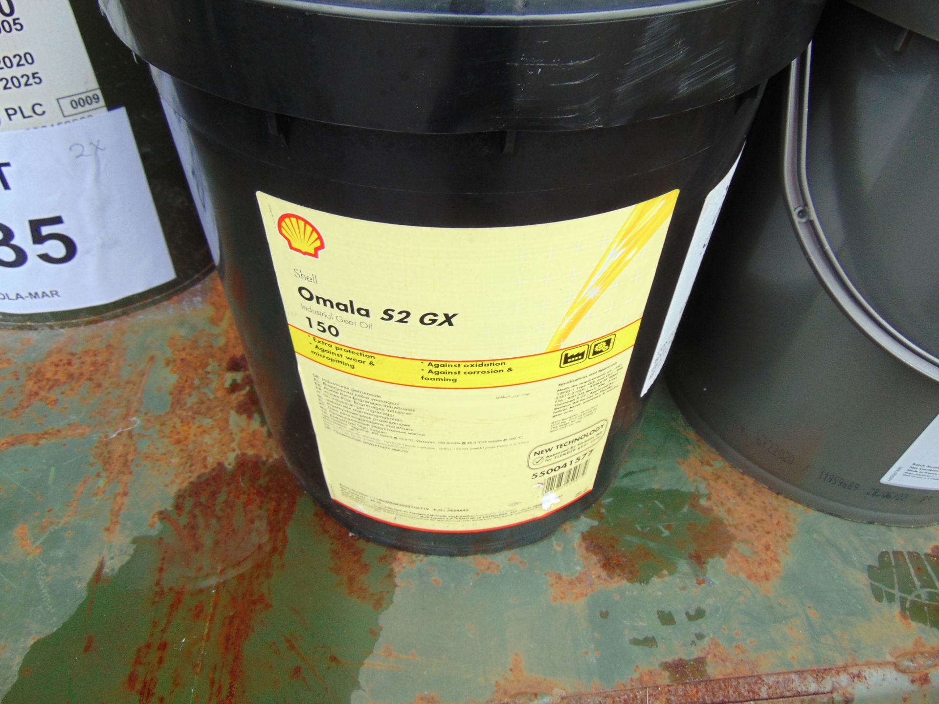 4 x 20 Litre Drums Shell Omala S2 GX High Pressure Gear Oil