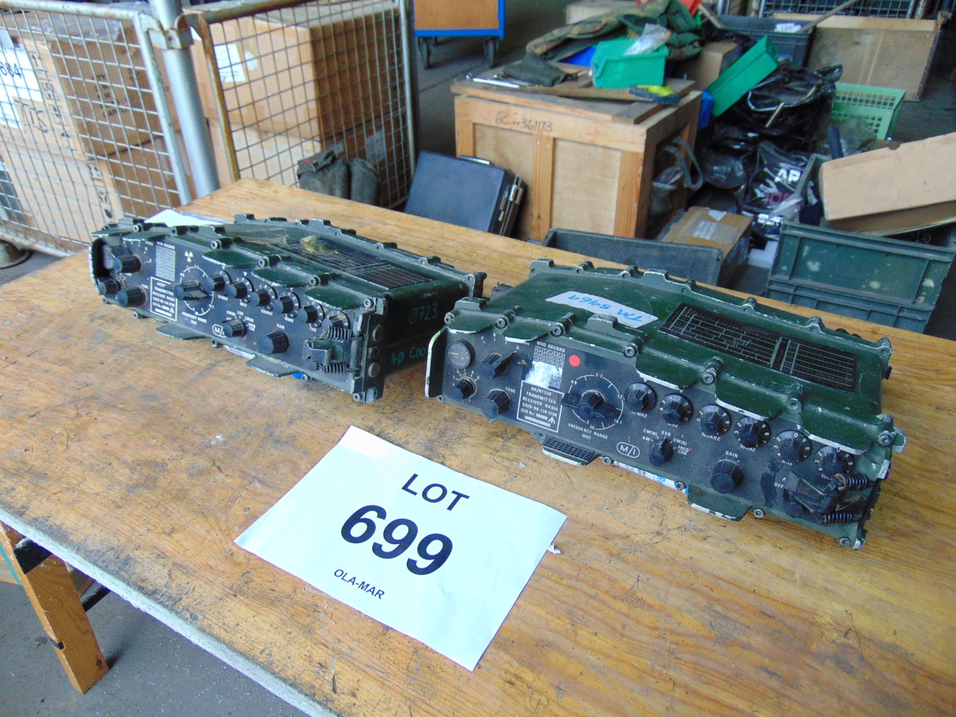 2 x Clansman UK/RT 320 HF Transmitter Receivers from UK MOD - Image 2 of 5