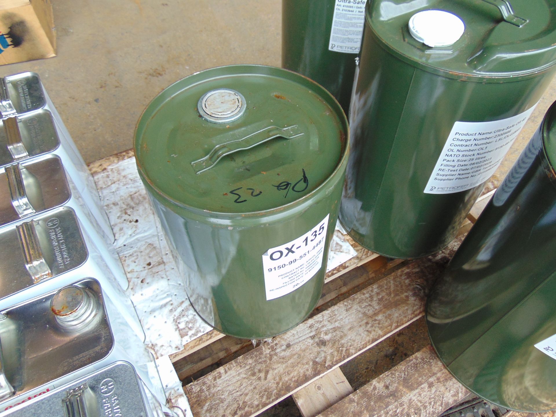 1 x 20 Litre Drum Aircol OX135, New Unissued Synthetic Refrigeration Compressor Lubricant - Image 3 of 3