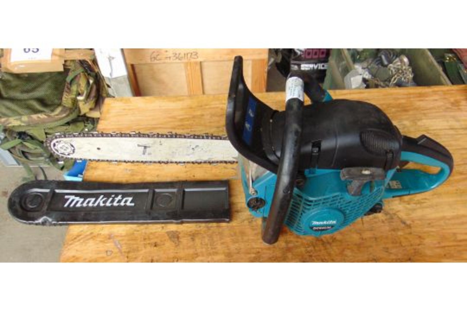 MAKITA DCS 5030 50CC Chainsaw c/w Chain Guard from MoD.