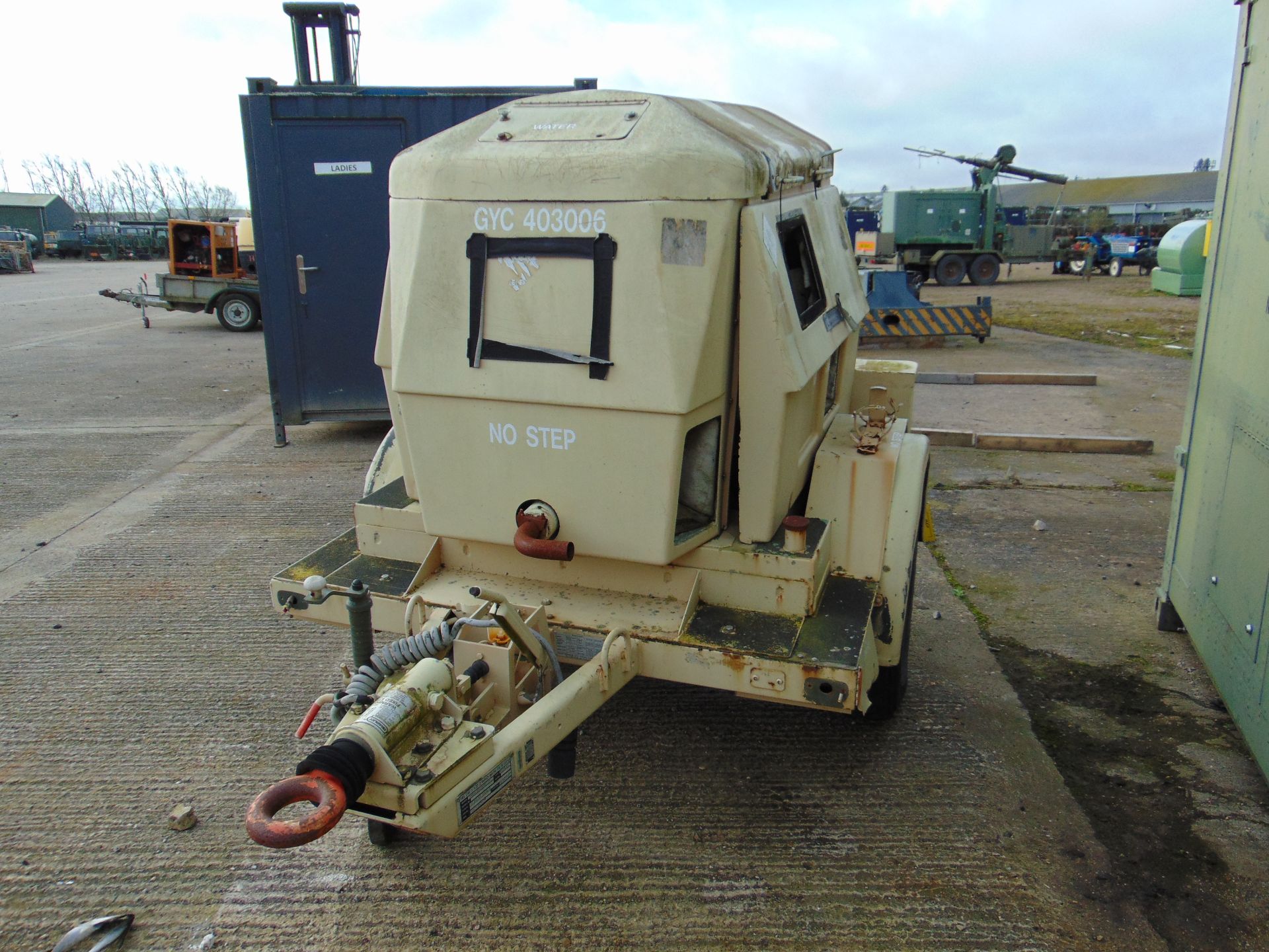 Lister 4 Cylinder Diesel 15 KVA Generator on Penman 2 Axle Trailer - Image 5 of 9