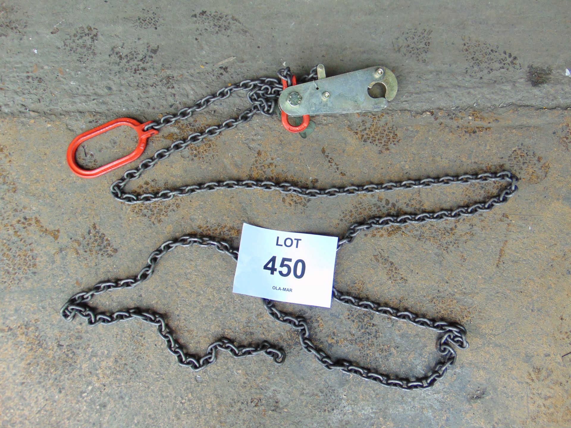 Unissued Lifting Chain w/ Quick Release Hook - From MOD