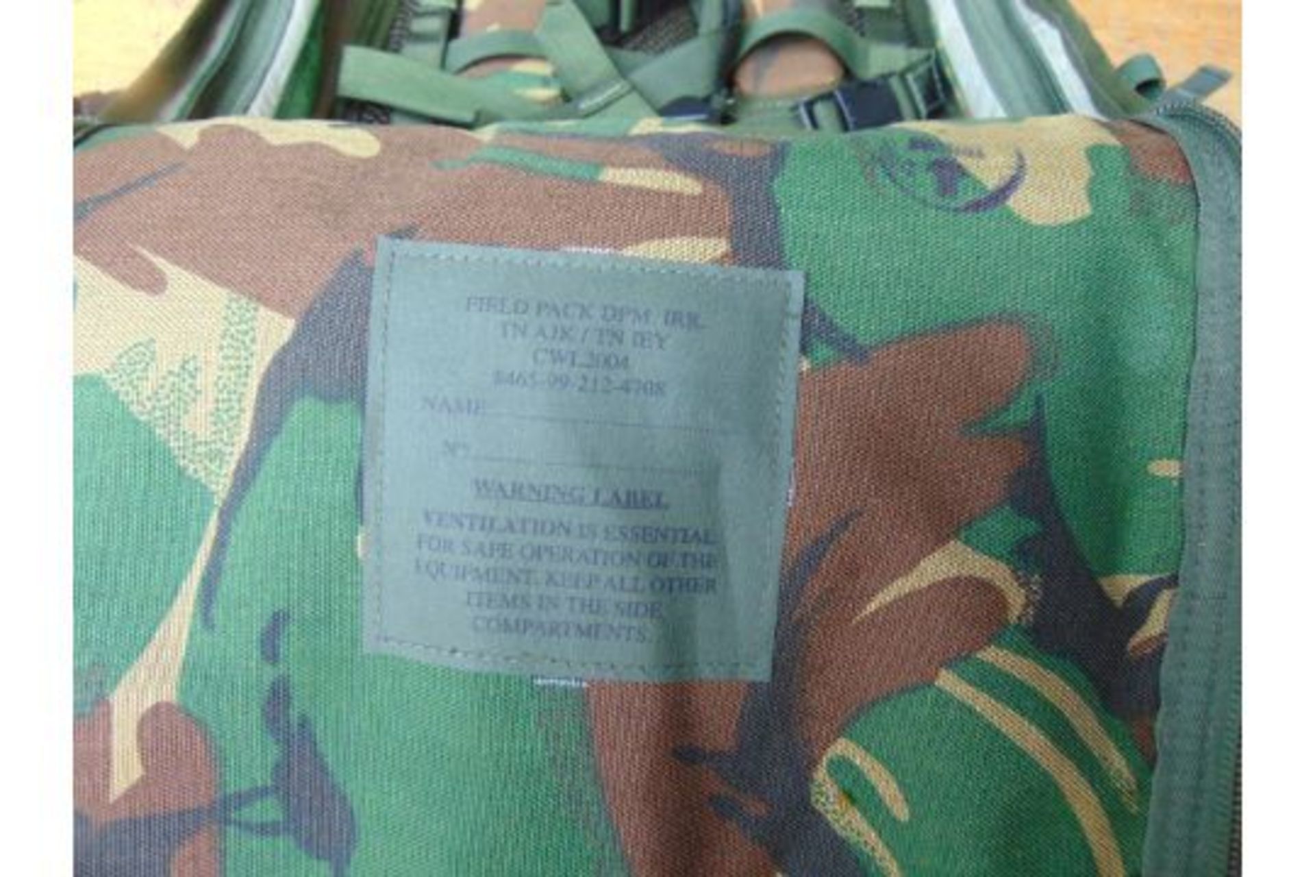 1 x New Unissued British Army DPM Rucksack - Bild 6 aus 6