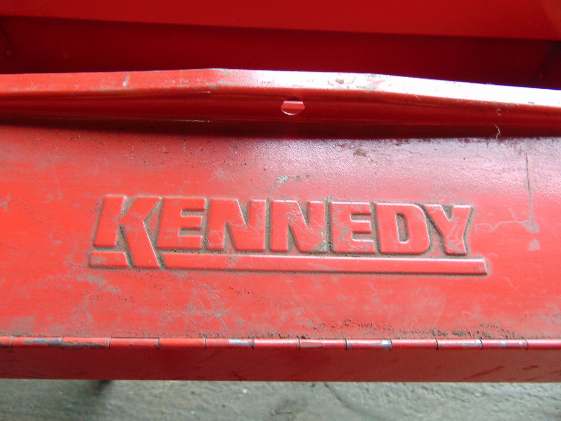 Kennedy Fold-Out Tool Box w/ Various Tools & Grease Gun - Image 5 of 6