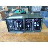 2 x UK/RT 353 VHF Simulated Radio for Land Rover Etc Vehicle Installation and Training