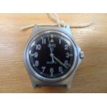 V Nice CWC W10 British Army Service Watch Water Proof to 5ATM Nato Marks, Date 2005, New Battery