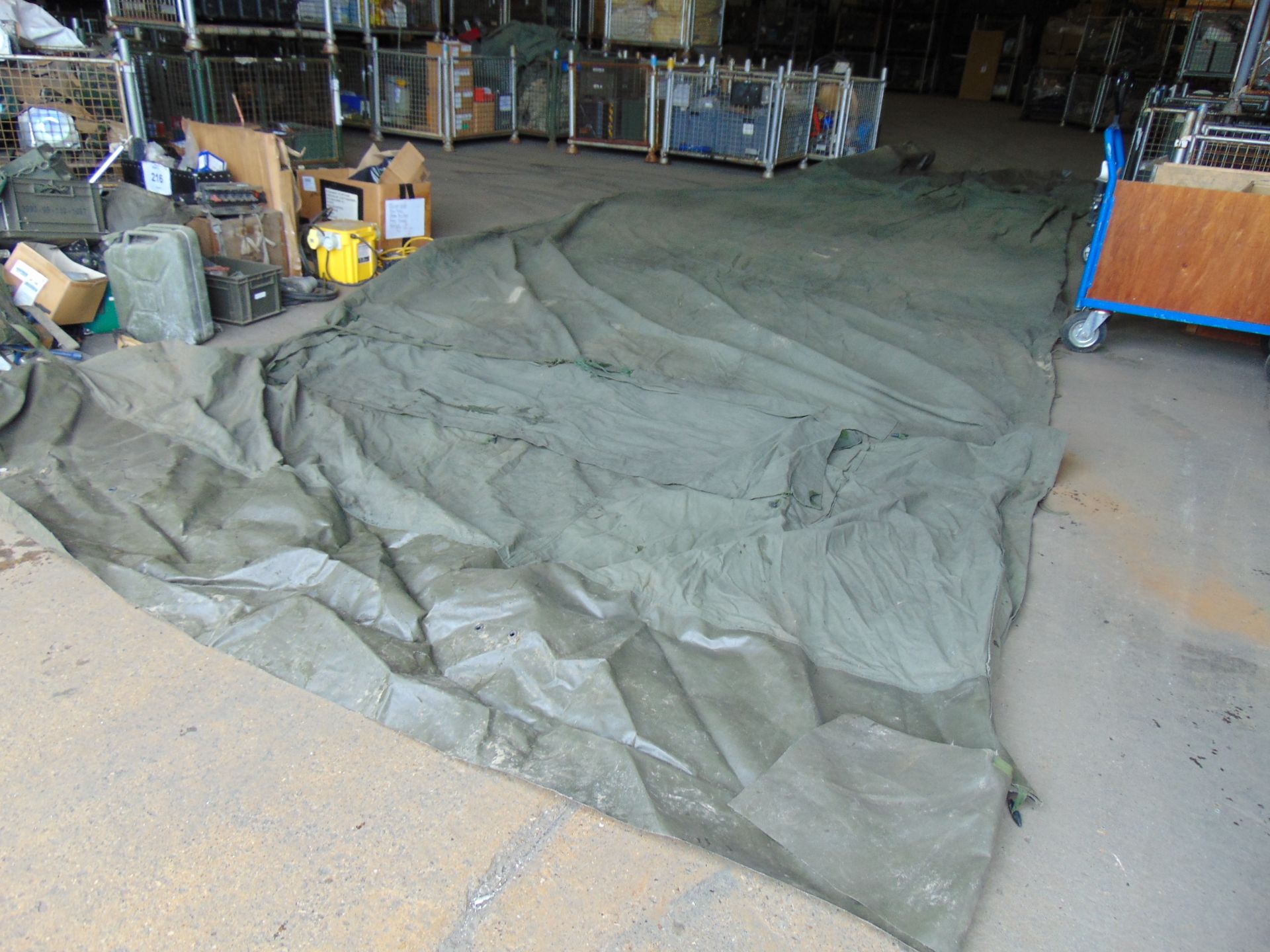 1 x British Army 18ft x 10ft Tent Canvas - Image 7 of 7