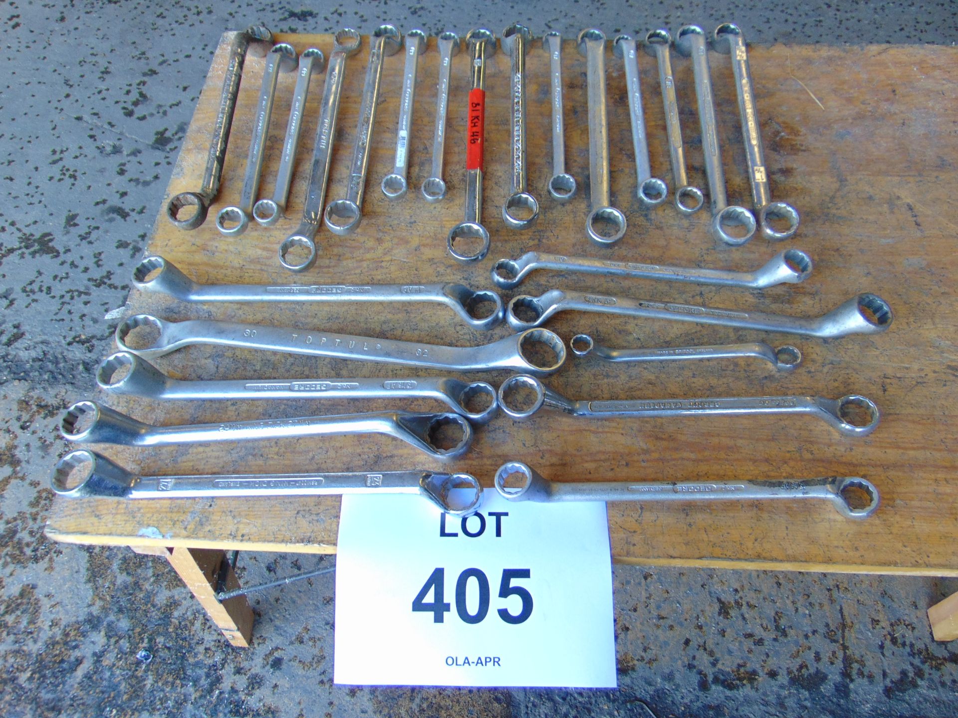 Assortment of Ring Spanners