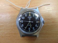Unissued Condition CWC 0552 Royal Marines Issue Service Watch, Nato Marks, Date 1995