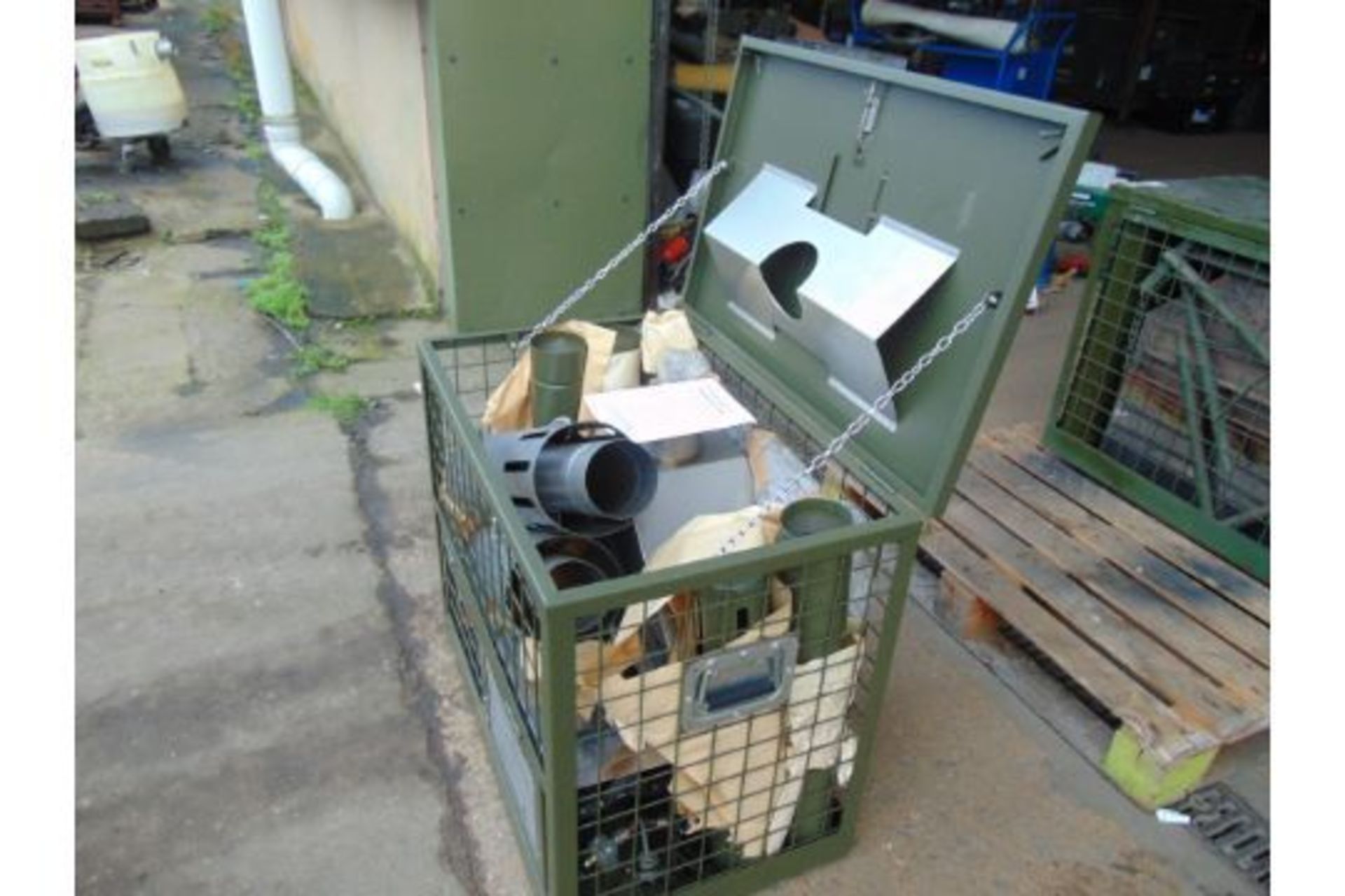 New Unissued GHS 3 15kw Multifuel (Diesel / Kerosene) Temporary Accommodation Heater c/w Accessories - Bild 4 aus 7