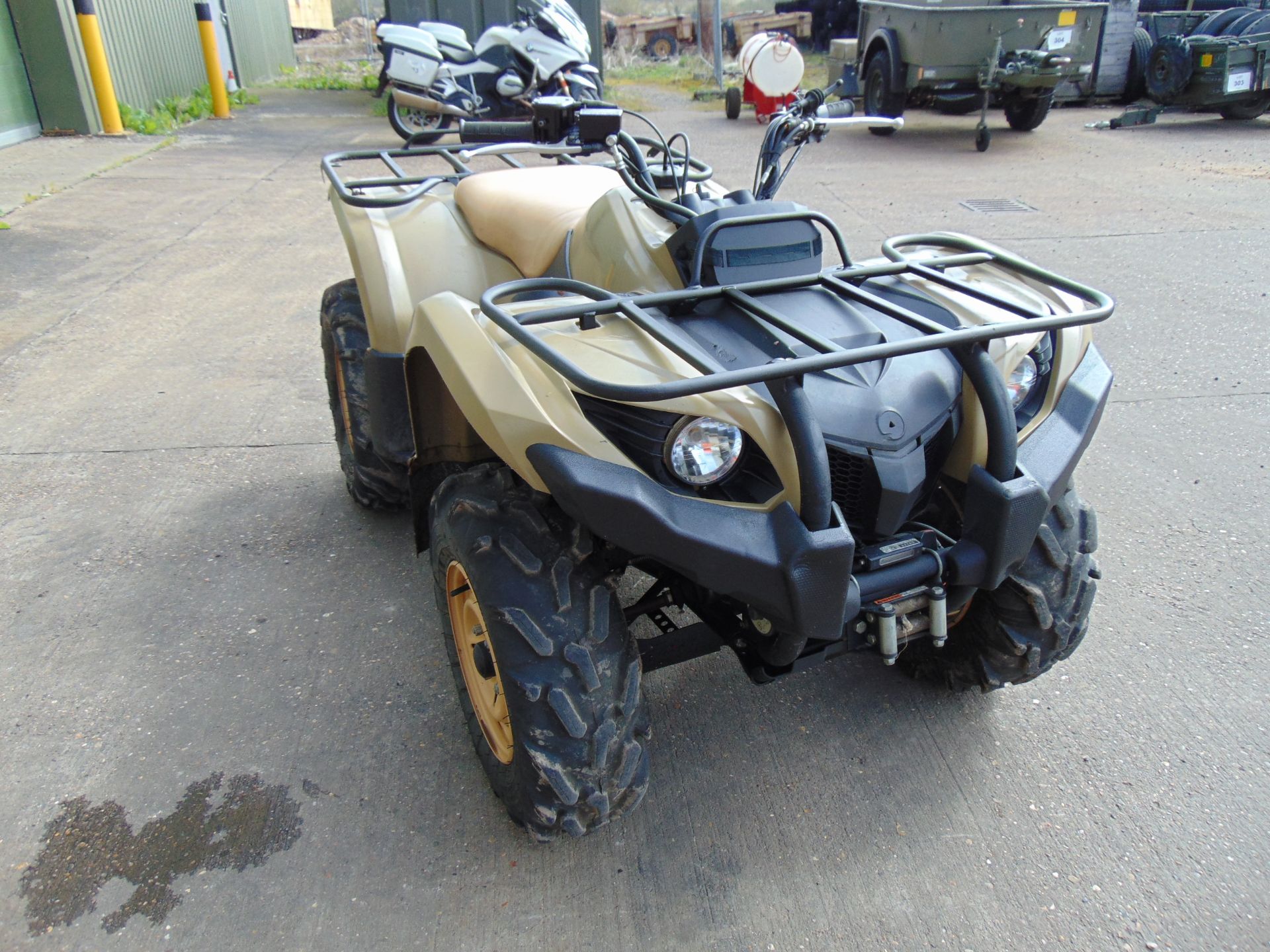 Yamaha Grizzly 450 4 x 4 ATV Quad Bike 584 hours only from MOD - Bild 5 aus 30