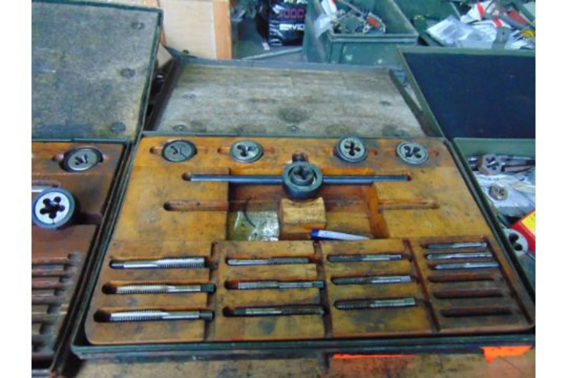 3 x Tap and Die Sets from MoD Metric BSW etc - Image 3 of 6