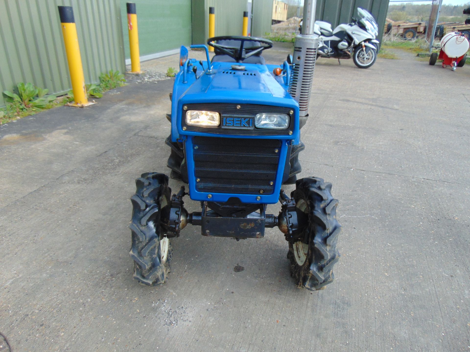 Iseki 1410 4x4 Diesel Compact Tractor c/w Rotavator 592 hrs, - Image 2 of 17