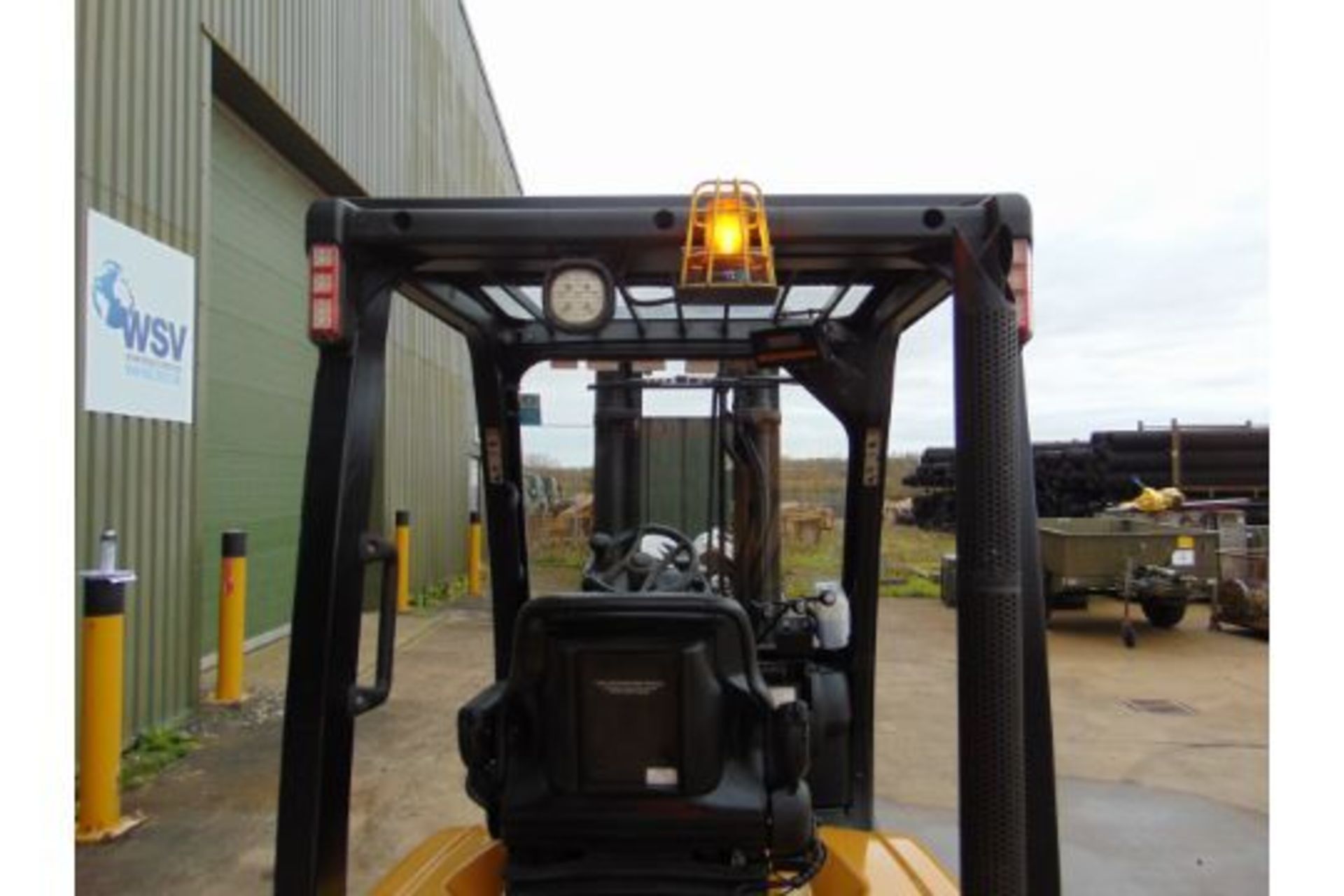 2011 Yale GDP35VX Fork Lift Truck - Triple 3 Stage Mast w/ Side Shift - Bild 30 aus 34