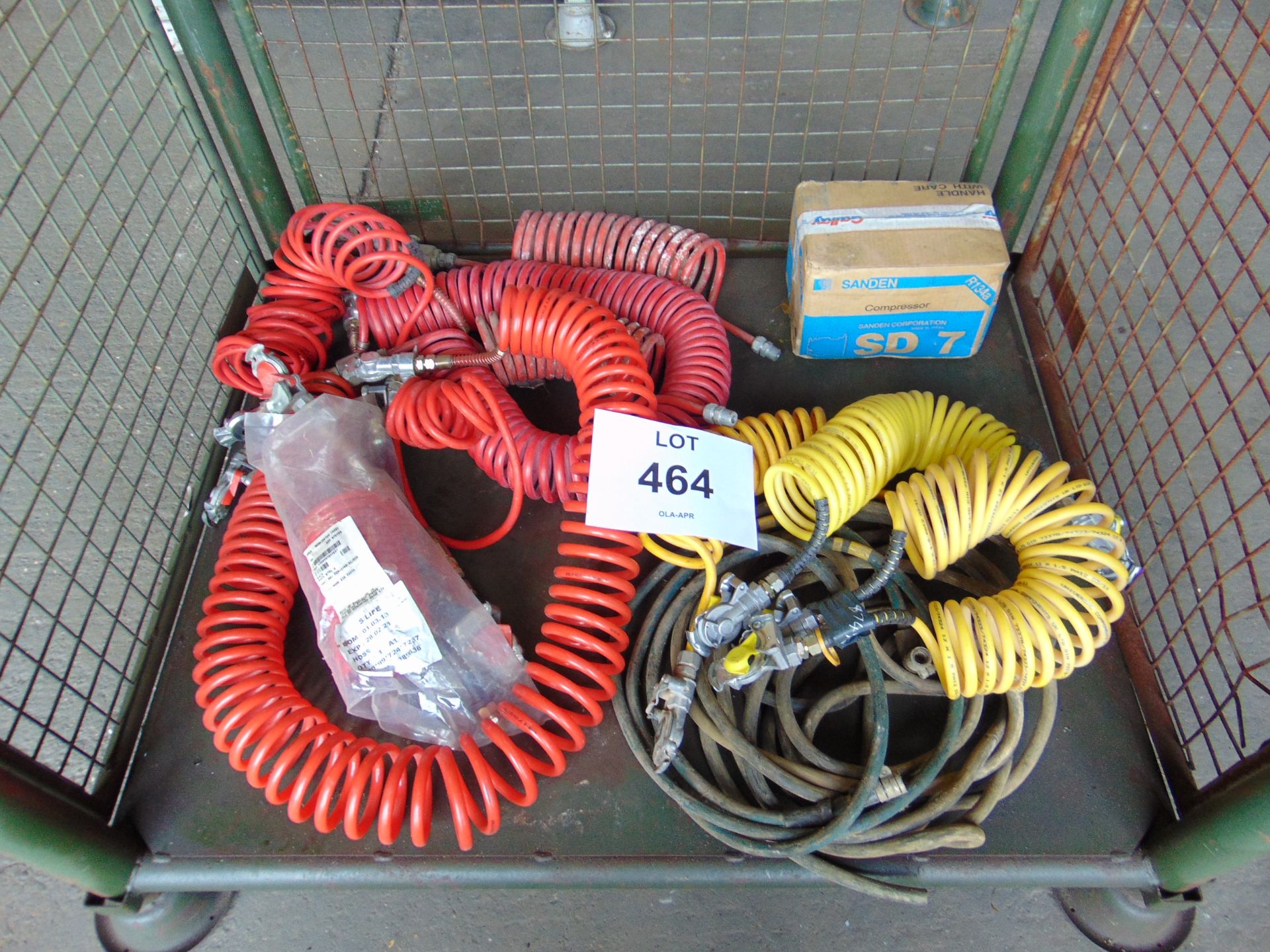 Stillage of Air Lines & Air Compressor