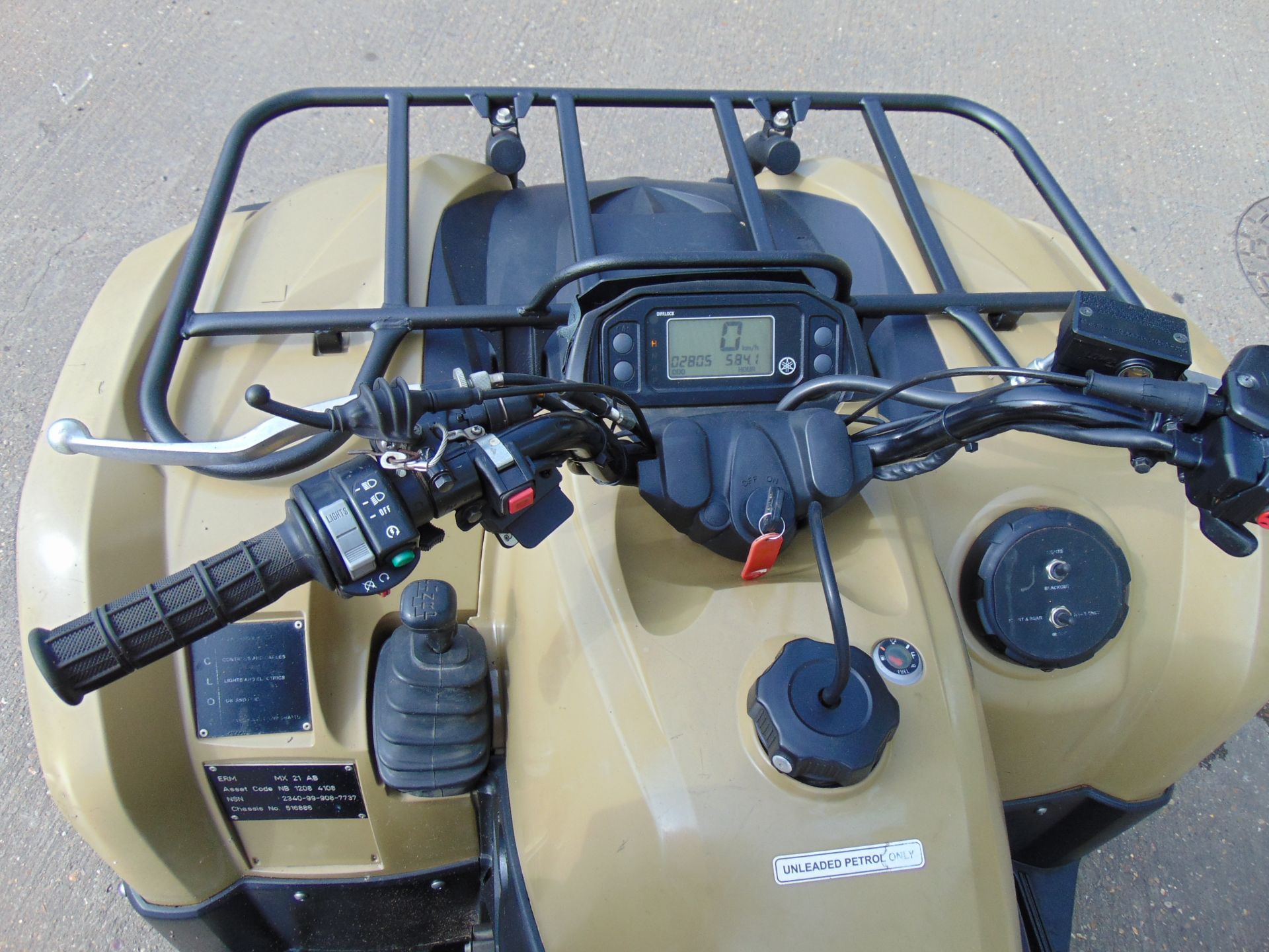 Yamaha Grizzly 450 4 x 4 ATV Quad Bike 584 hours only from MOD - Image 18 of 30
