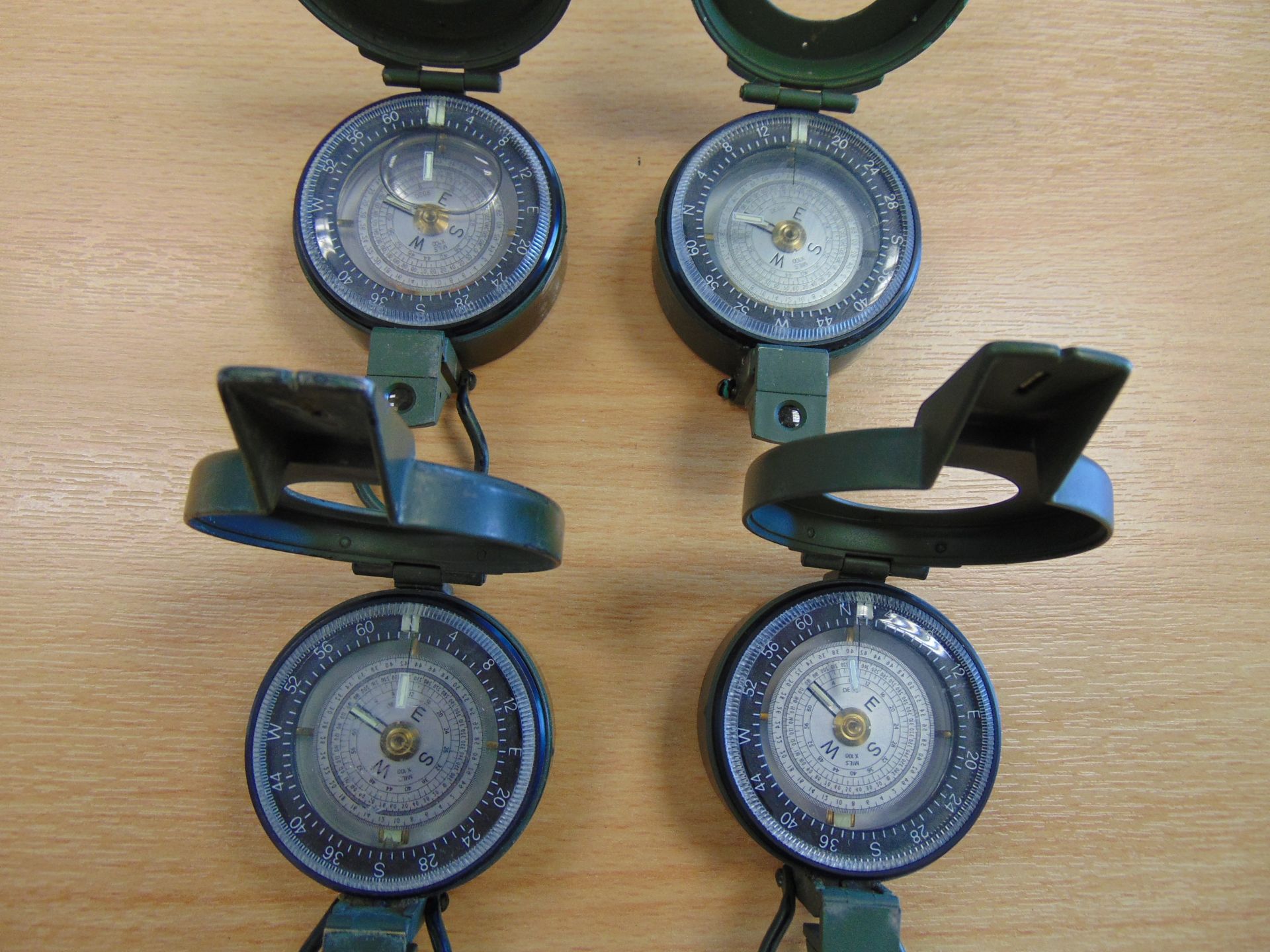 4 x M88 Francis Barker British Army Prismatic Compass - Image 2 of 4