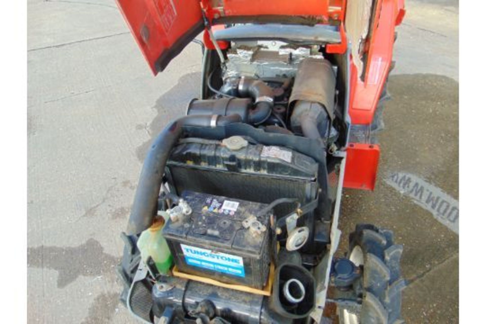 Yanmar F-7 4 x 4 Diesel Compact Tractor c/w RSA-1303 Rotorvator - Image 10 of 28