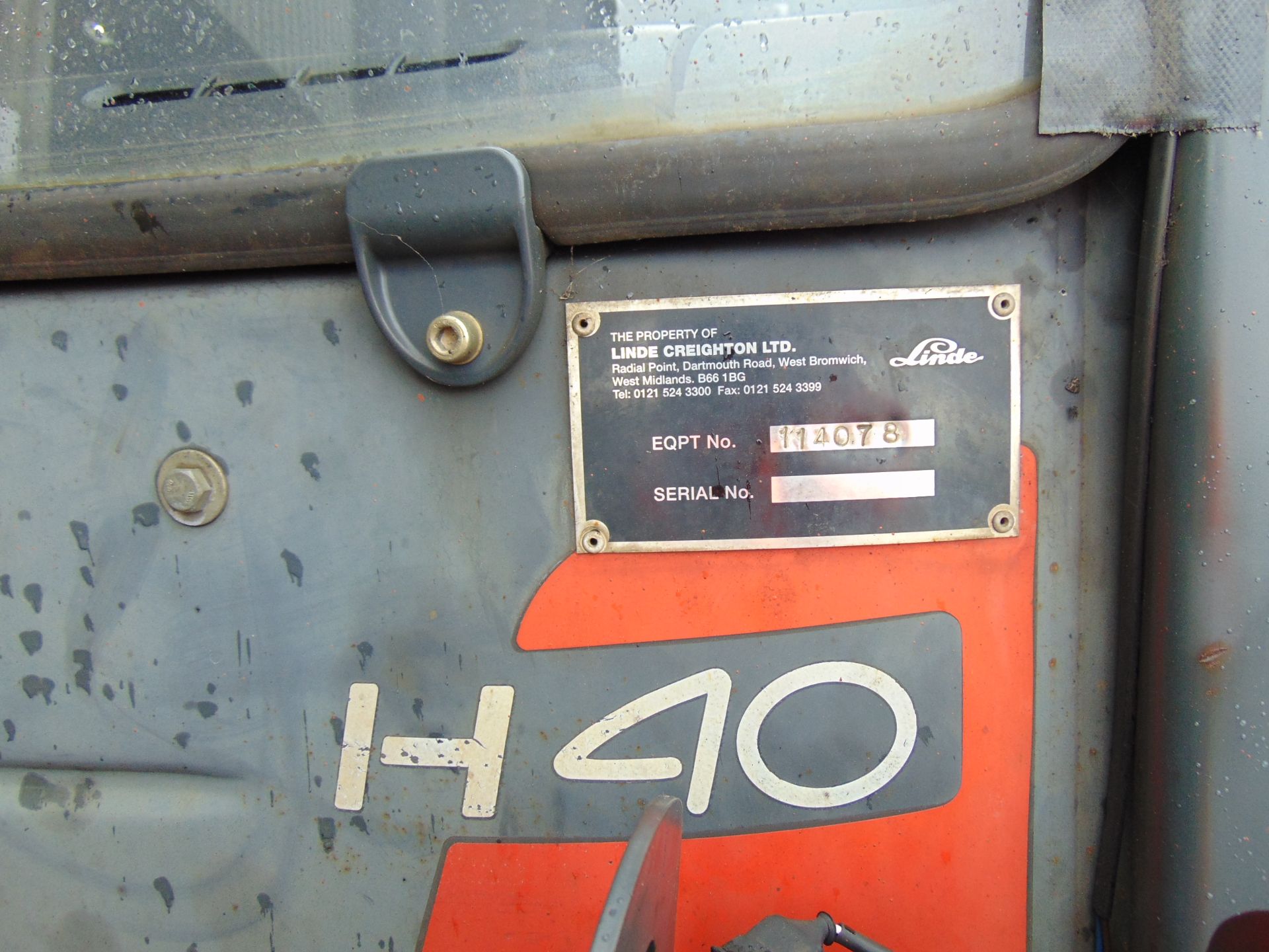 2005 Linde H40 4 ton Diesel Forklift - Image 8 of 28