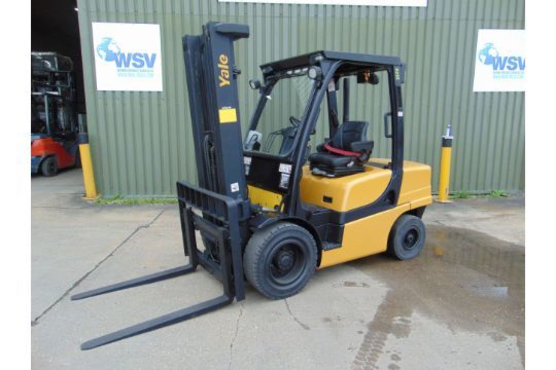 2011 Yale GDP35VX Fork Lift Truck - Triple 3 Stage Mast w/ Side Shift - Bild 7 aus 34