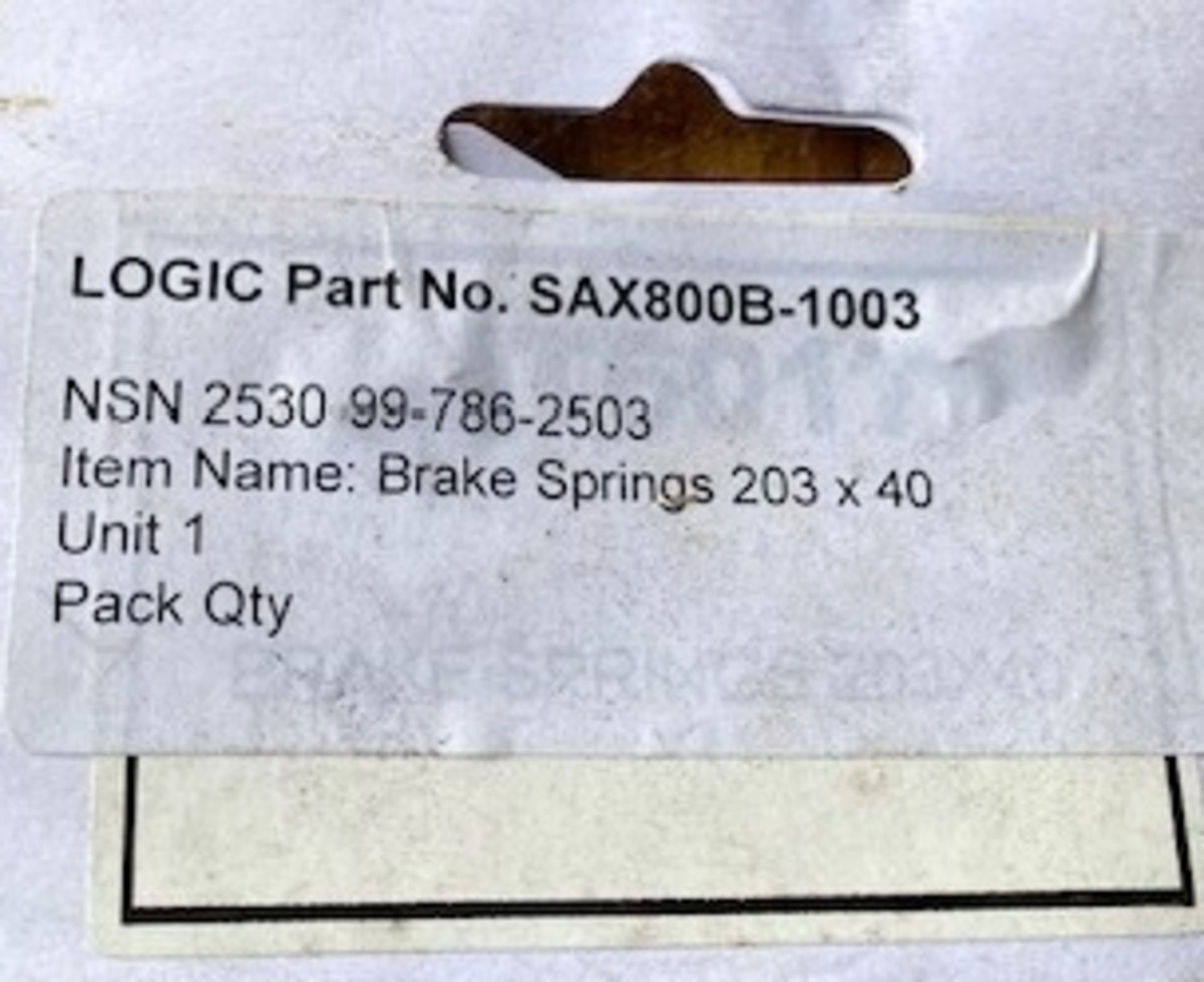 QTY 50 (10 Small Packs x 5) Brake Springs Kit - Image 6 of 6