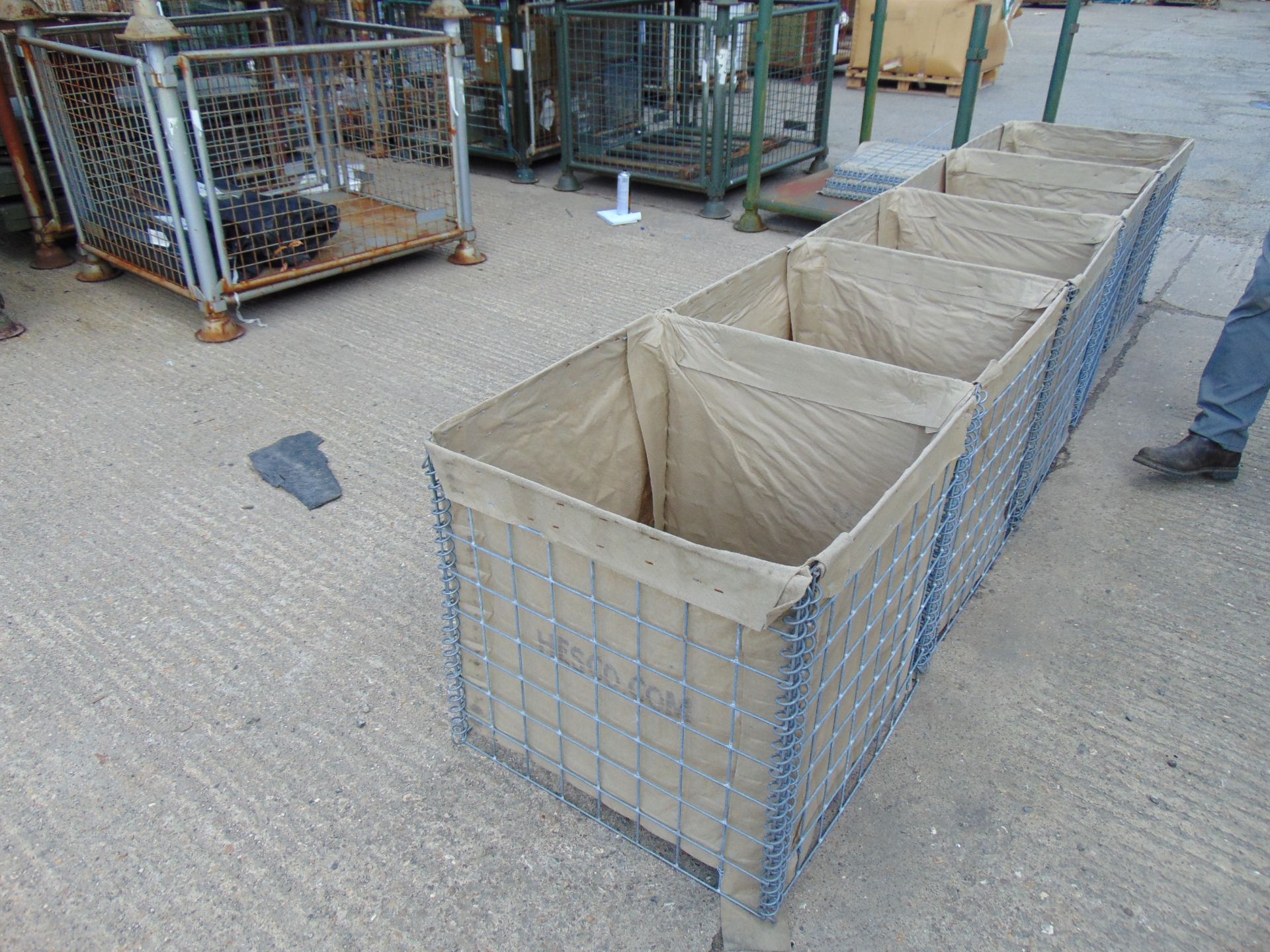 2 x New Unissued Hesco 3.2m x 64cms x 60cms Basket Units, 5 Baskets in Each Sections - Image 6 of 9