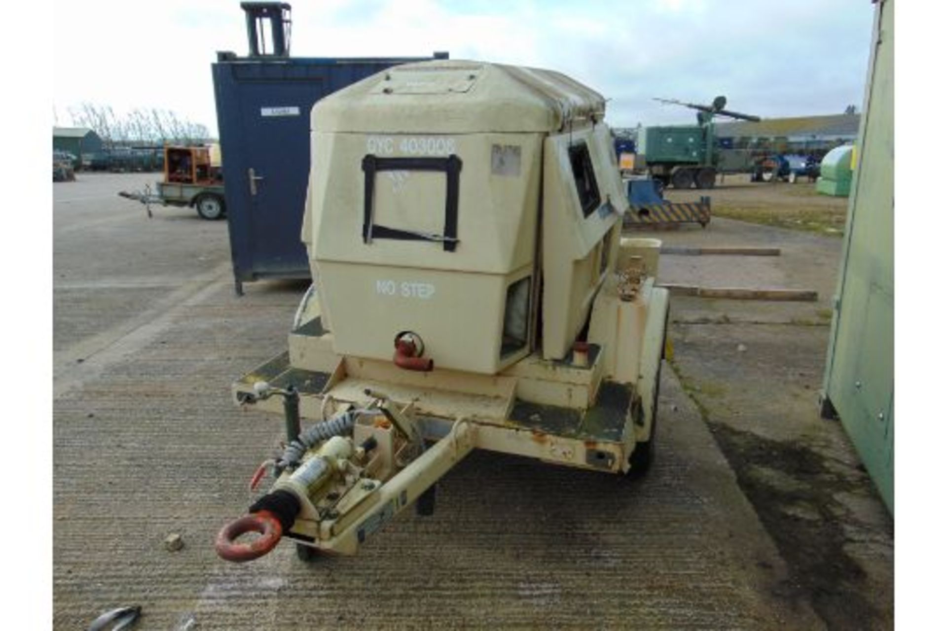 Lister 4 Cylinder Diesel 15 KVA Generator on Penman 2 Axle Trailer - Image 5 of 9