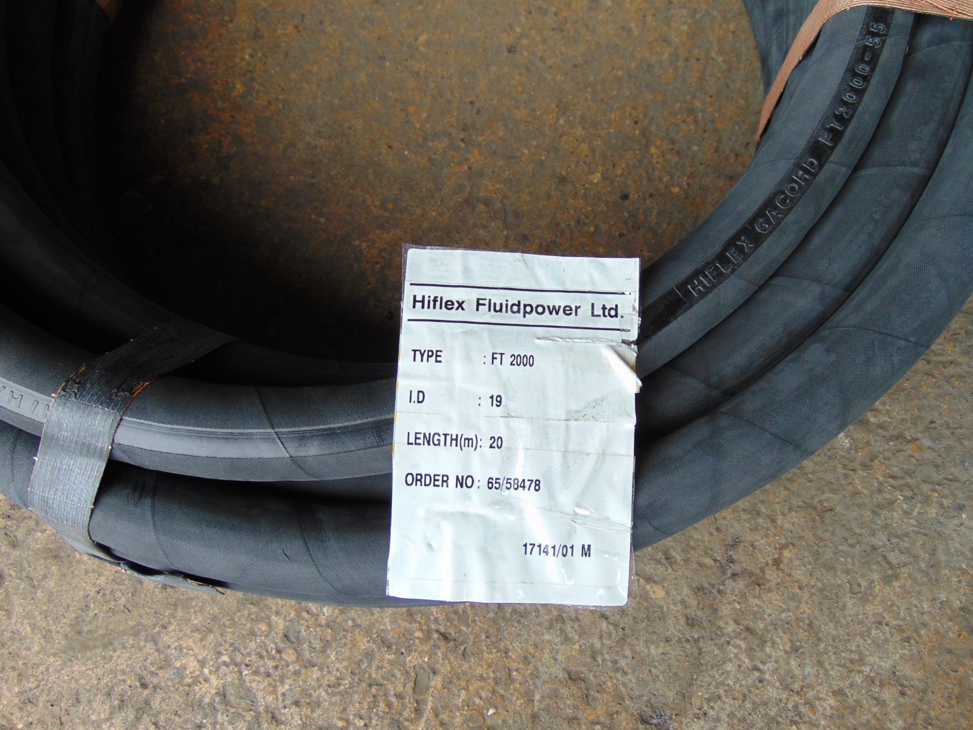 New 20m Roll of 19mm Low Pressure Double Braid Hose - Image 2 of 5