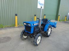 Iseki 1410 4x4 Diesel Compact Tractor c/w Rotavator 592 hrs,