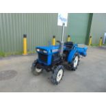 Iseki 1410 4x4 Diesel Compact Tractor c/w Rotavator 592 hrs,