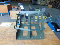 New Unissued Aluminium Double Jerry Can Mount c/w Straps
