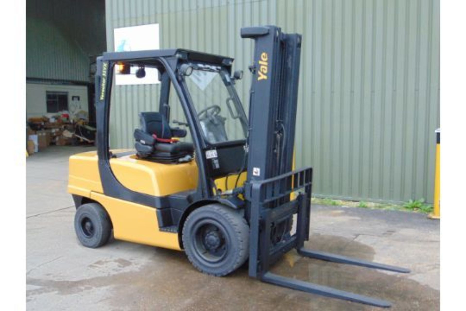 2011 Yale GDP35VX Fork Lift Truck - Triple 3 Stage Mast w/ Side Shift - Bild 6 aus 34