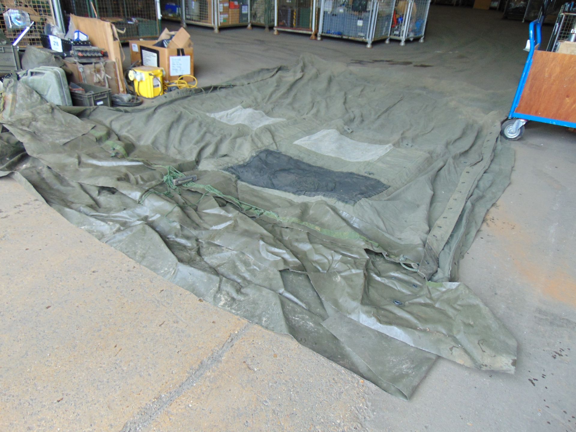 1 x British Army 18ft x 10ft Tent Canvas - Image 3 of 7