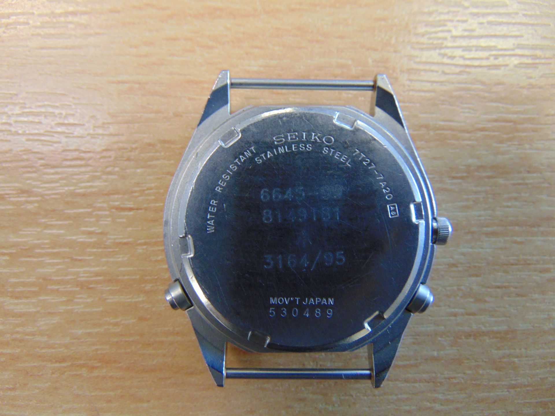 SEIKO Pilots Chrono RAF Tornado Force Issue Gen 2 Date Adjust Nato Marks, Date 1995 - Image 5 of 6