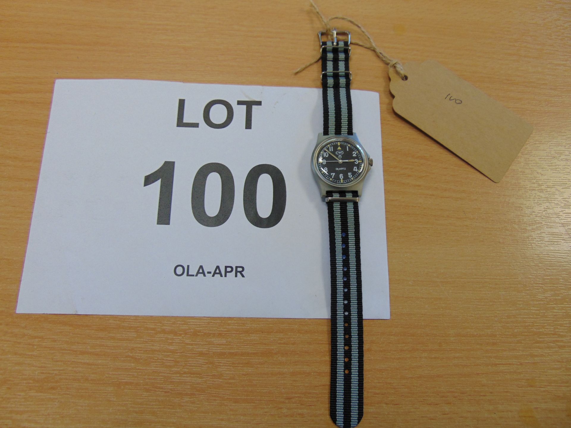 CWC W10 British Army Service Watch Unissued Condition, Water Resistant to 5ATM, Date 2005