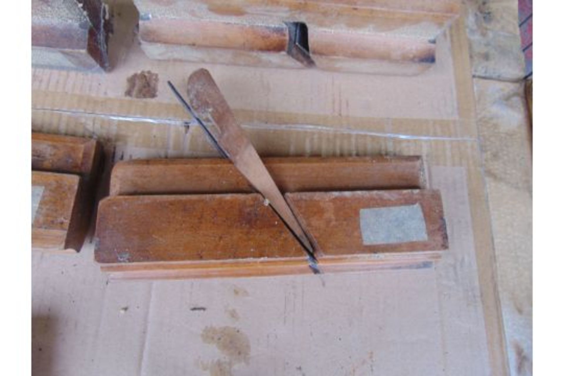 1 Set of 5 Antique Wood Working Tools and Sash Cord - Bild 3 aus 5