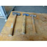 3 x Various Hammers