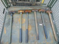 6 x British Army Pioneer Sledge Hammers