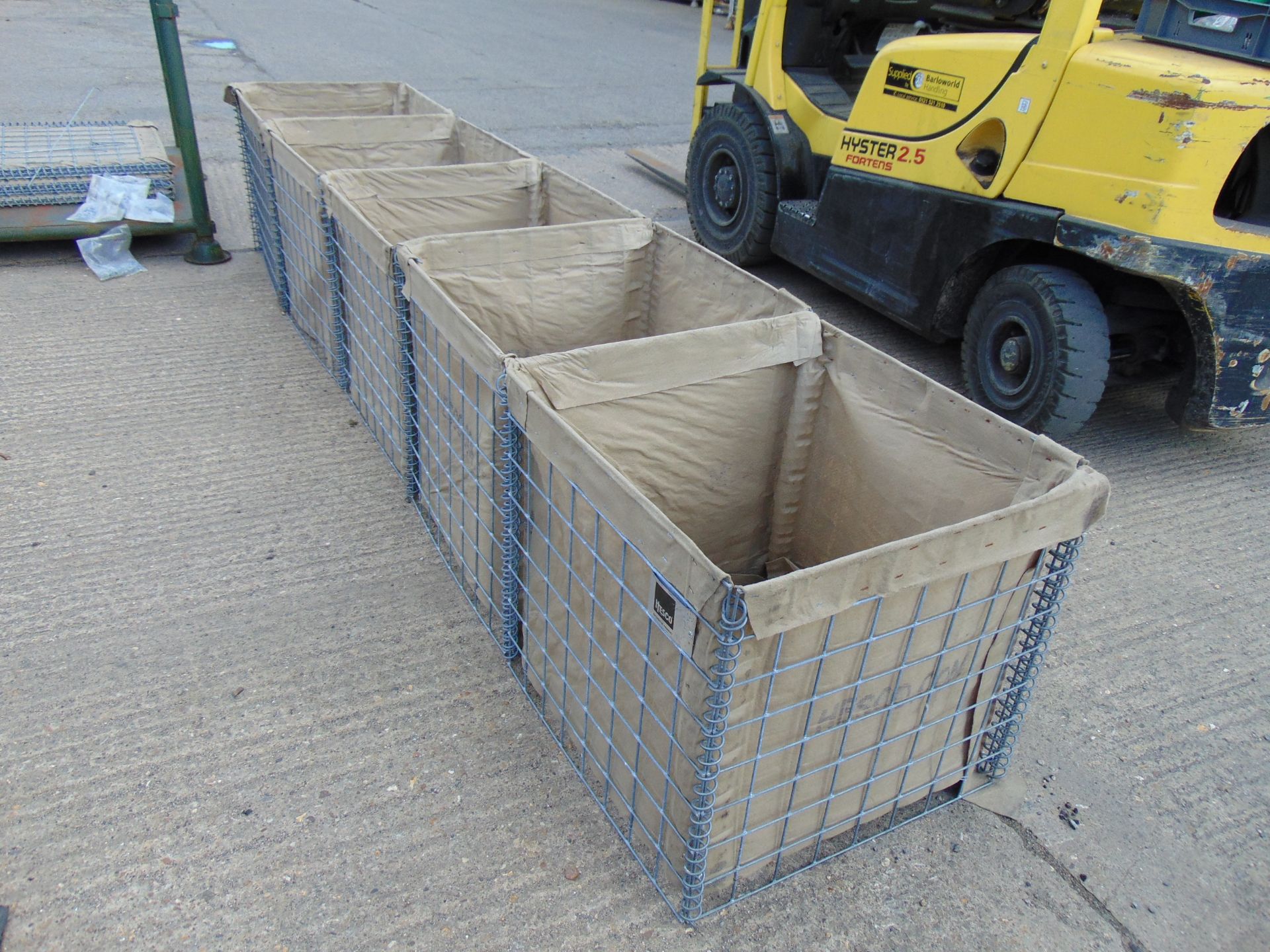 2 x New Unissued Hesco 3.2m x 64cms x 60cms Basket Units, 5 Baskets in Each Sections - Image 4 of 9