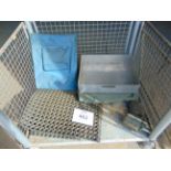 Stillage of Rubber Grip Mats, Tarps, Aluminium Tray etc.