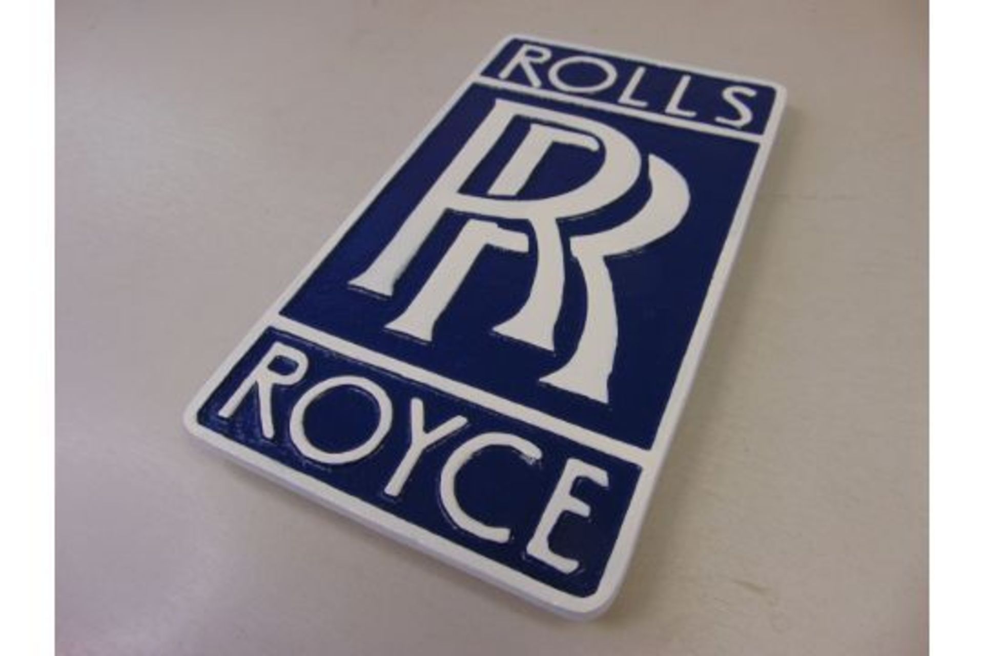 Rolls Royce Hand Painted Aluminium Hanging Sign - Image 2 of 3