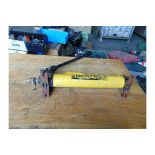 Enerpac Portable Hydraulic Pump for Rescue / Repair Equipment