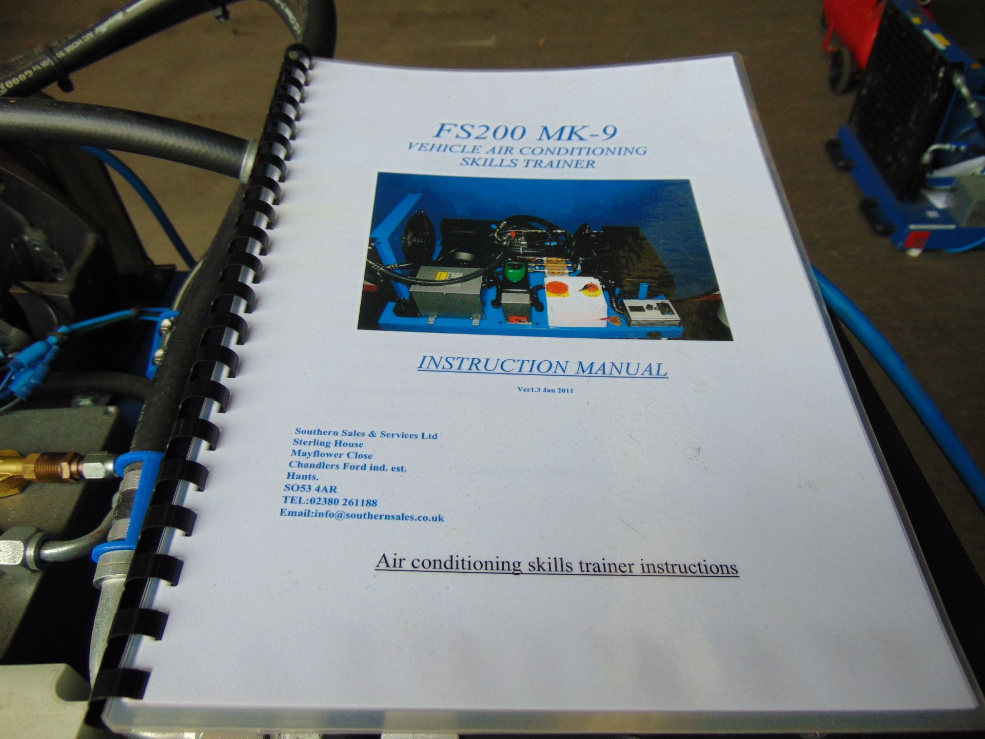 FS200 MK9 Vehicle Air Conditioning Skills Trainer From MoD c/w Instructions etc - Bild 6 aus 14