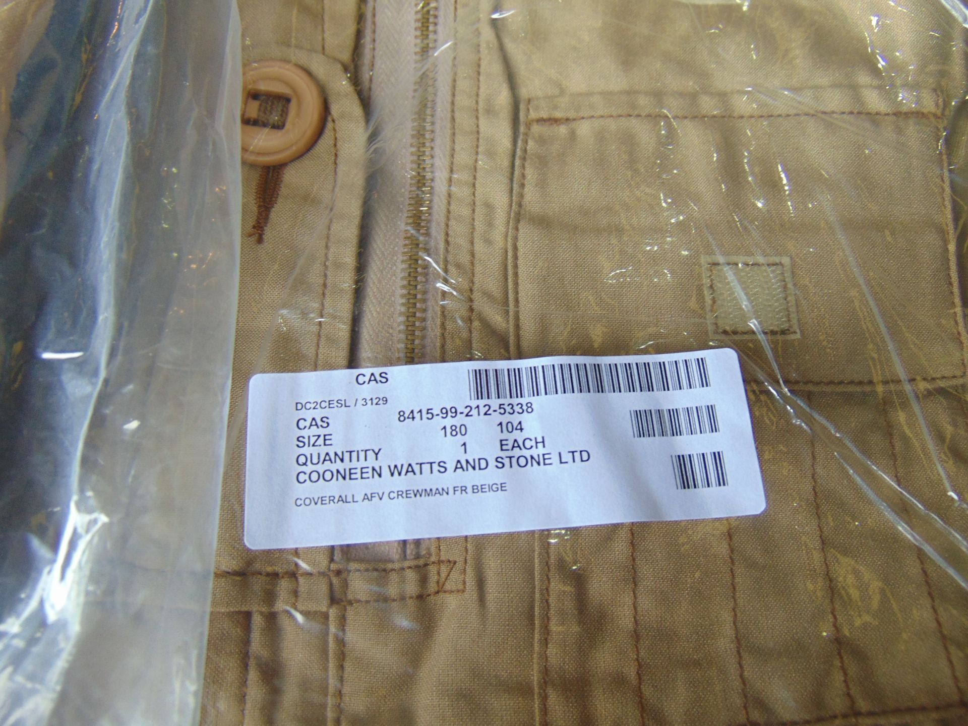 2 x New Unissued AFV Crew mans Coverall in Original Packing - Image 3 of 7