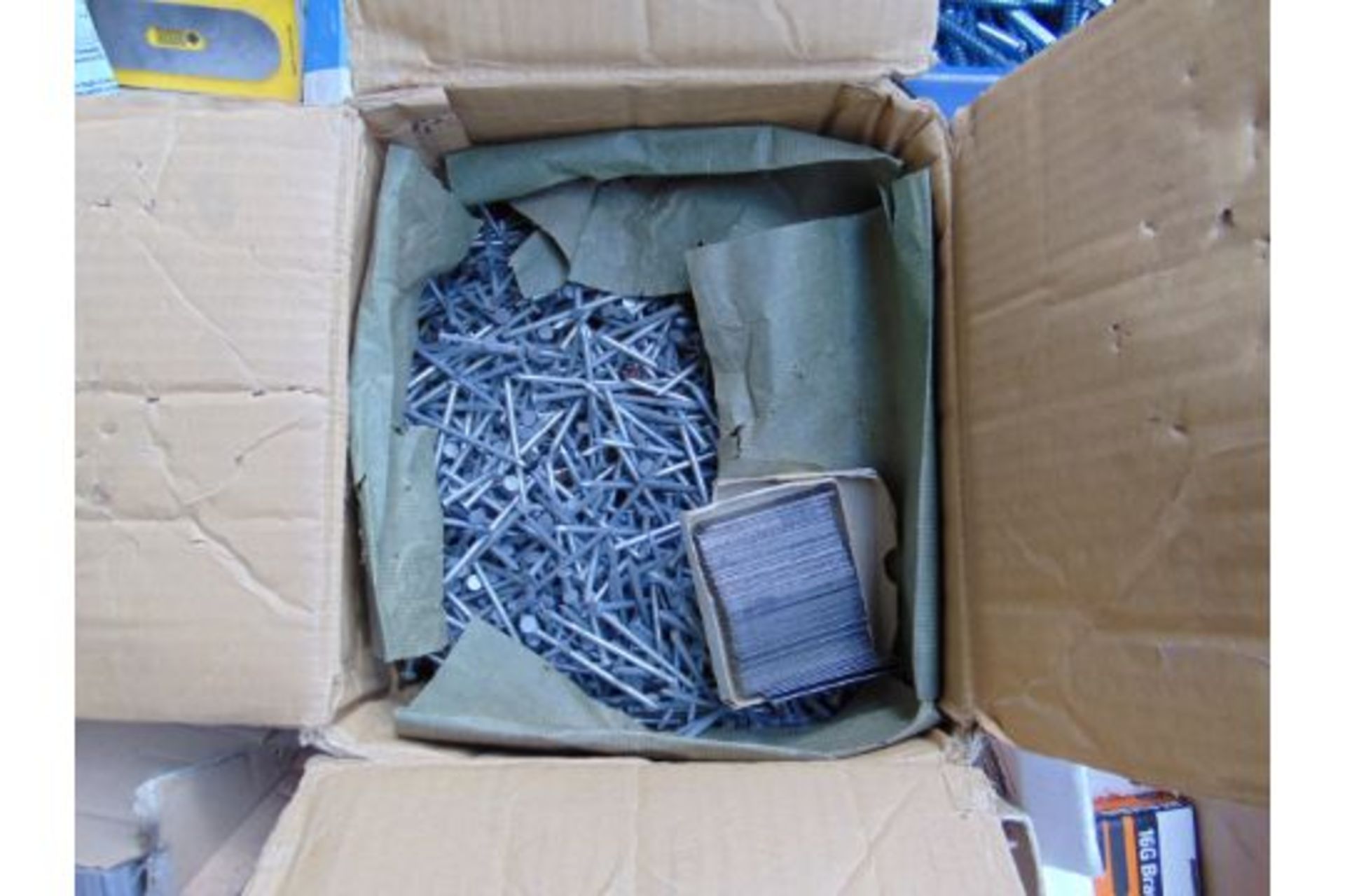 Stillage of New Unused Hydraulic Door Closers, Copper Nails, Fixings, Hooks, Window Pulleys etc - Image 6 of 6