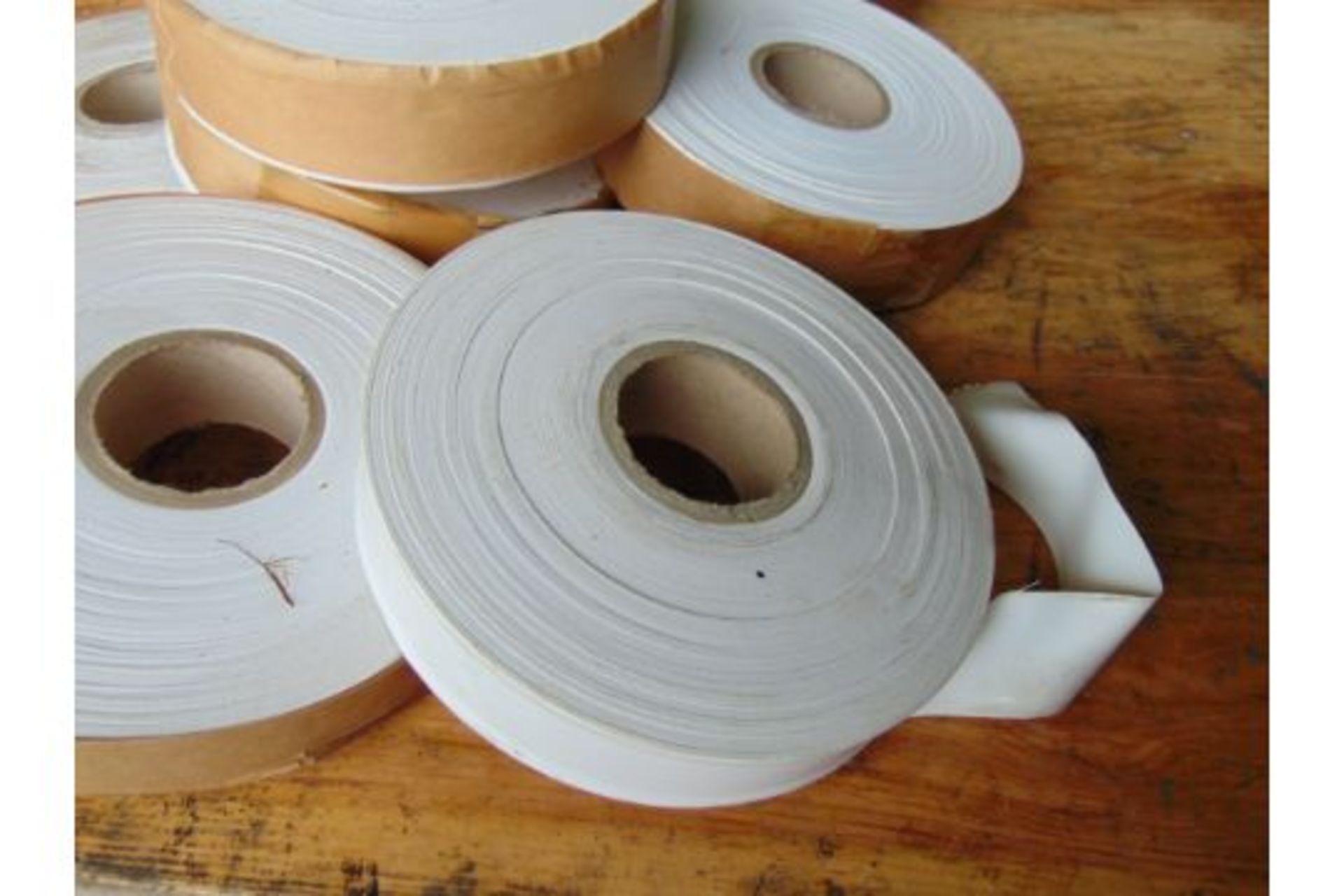 10 x Rolls of White Mine Tape - Image 2 of 4