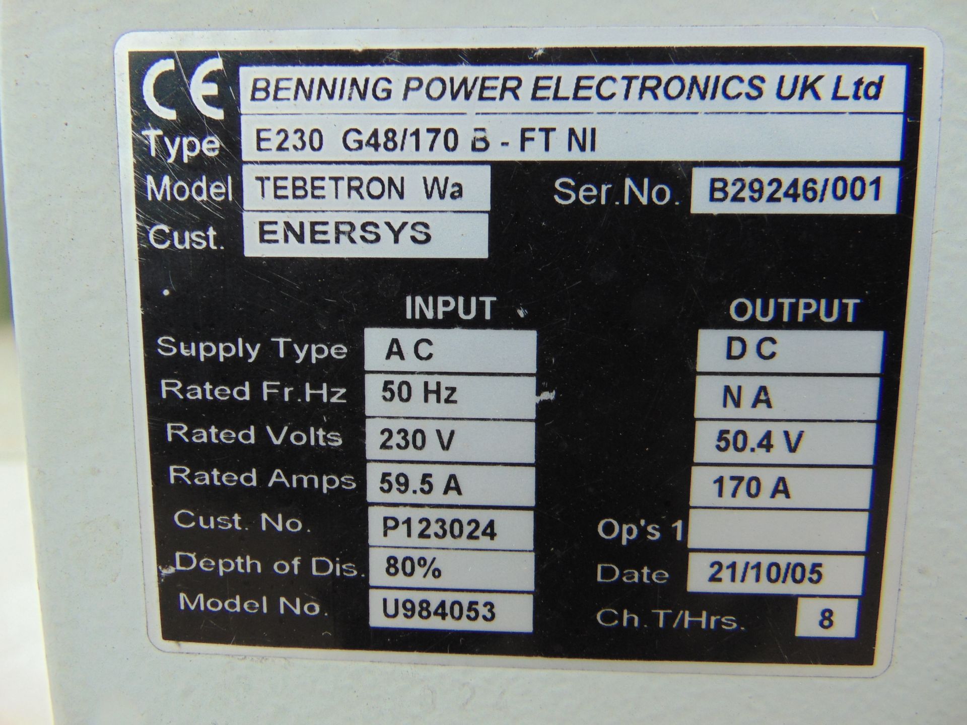 Nissan UNS-200 Electric Reach Fork Lift w/ Battery Charger Unit 2283 hrs - Image 29 of 31